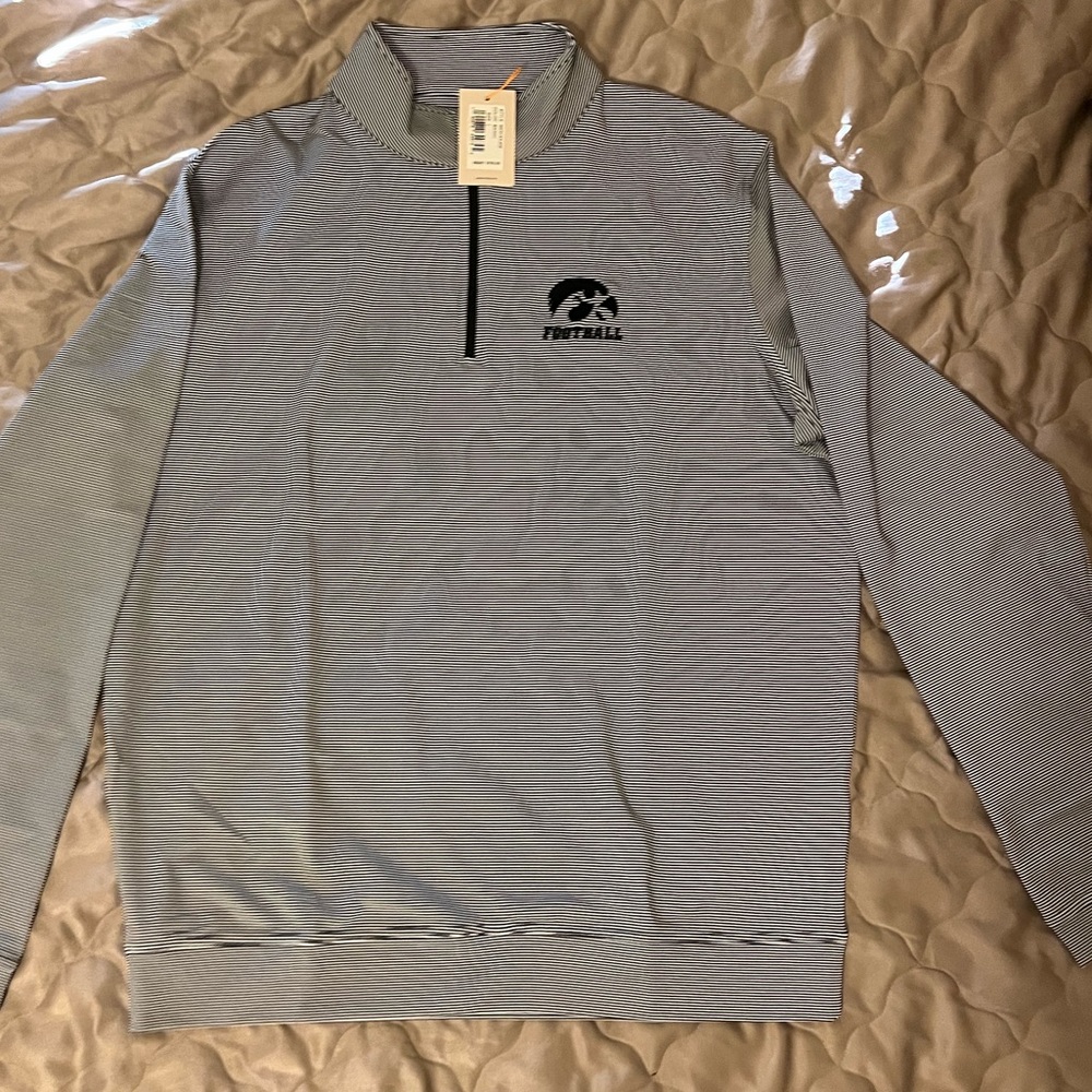 Custom Iowa Hawkeyes Peter Millar Golf Shirt